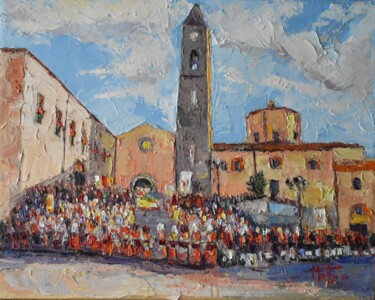 Attesa per la processione